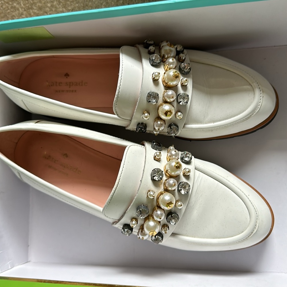Kate Spade Jeweled Loafers